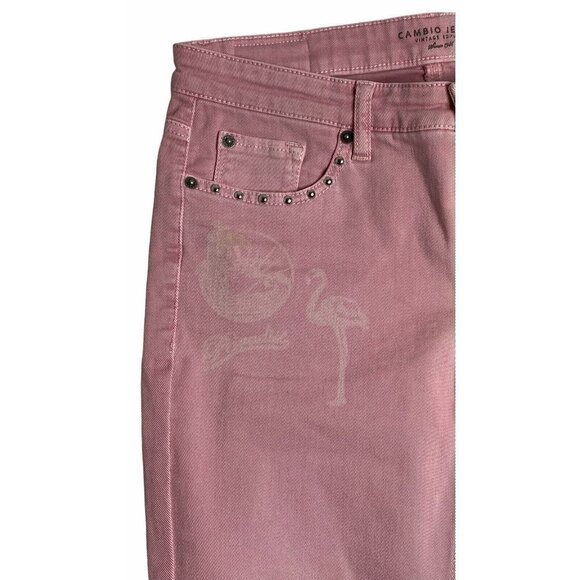Cambio Jeans Woman's Vintage Edition Desert Rose Mid Rise Skinny Jeans Size 6/36 - Picture 3 of 10